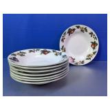 8 Cades Cove Citation Fruit Rimmed Soup Bowls