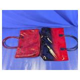 Glossy Vinyl Tote Handbags