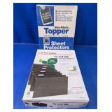 (2) Sheet Protectors and Hanging Folders