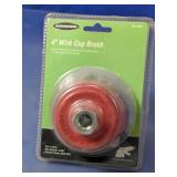 (1) Warrior 4" Wire Cup Brush