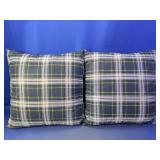 Ralph Lauren Plaid Cotton Throw Pillows