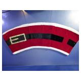Santa Belt Velvet Christmas Tree Collar