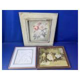 Framed Decorative Wall Art Lot
