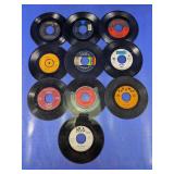 Assorted 45 RPM Vinyl Records