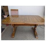 (1) Wooden Dining Table