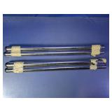 (4)Chrome Metal Table Legs Lot