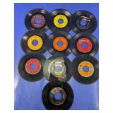 Assorted 45 RPM Vinyl Records Lot