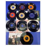 Vintage 45 RPM Vinyl Records Lot