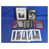 Assorted Photo Frames & Acid-Free Mats Lot