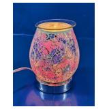 (1) ETS Design Mosaic Glass Lamp