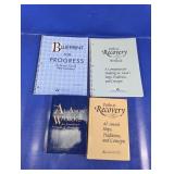 (4) Al-Anon Recovery Books & Workbooks Set