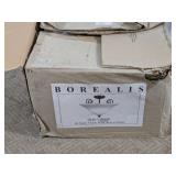 Borealis Semi-Flush Scavo Glass Light