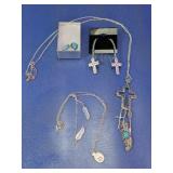 Mixed Silver-Tone Jewelry Lot