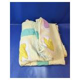 (1) Vintage Patchwork Baby Quilt