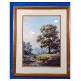 (1) Framed Landscape Art Print