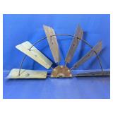 Metal Windmill Fan Yard Decor