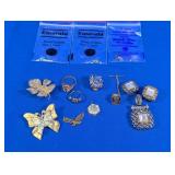 Vintage Jewelry Lot w/ Emeralds & Sterling