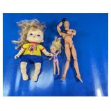 (3) Assorted Dolls Figure Set