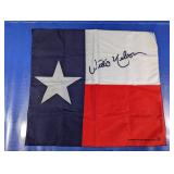 Willie Nelson Signed Texas Flag Bandana