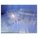 Clear Plastic Refrigerator Organizer Containers