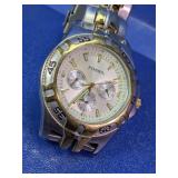 Fossil Blue Two-Tone Chronograph Style Watch