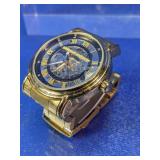 Winner Winner Gold Tone Skeleton Automatic Watch