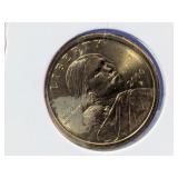 2000-P Sacagawea US One Dollar Gold-Tone Coin