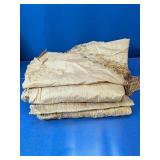 Elegant Gold Fringed Tassel Curtains