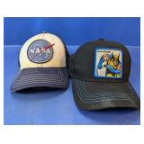 (2) NASA & Wolverine Trucker Hats