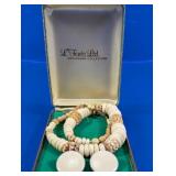 (3) L. Fonts Ltd. Beaded Necklace & Earring Set