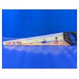 (1) Hand-Painted Decorative Hand Saw