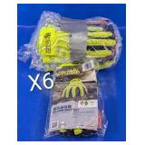 (6) HexArmor RIG LITE Impact Work Gloves