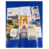 (12) Recipe Booklets & Food Advertising Pamphlets