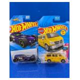 (2) Hot Wheels Die-Cast Vehicles  Dodge Van &
