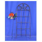 (2) Metal Garden Trellis & Ladybug Yard Stake