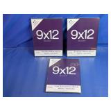 (3)Studio Decor 9x12 Structure Photo Frames Trio