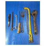 (8) Hand Tools Chisels,Wrench & More
