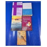 (5) Assorted Christian & Recovery Books Set
