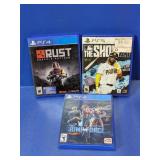 (3) PlayStation Video Games Assortment