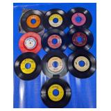 Mixed Label 45 RPM Vinyl Records
