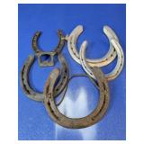 Assorted Horseshoe Decor Metal Pieces Lot