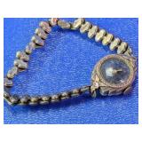 Metal Wristwatch with Link Bracelet