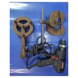 Craftsman Drill, C-Clamp, and Gas Burner Head