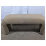 (1) Upholstered Bench Ottoman
