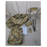 Advantage Wetlands Camo Portable Hunting Blind &