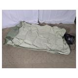 Green Inflatable Air Mattress With Storage Bag Set
