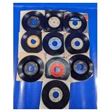 Assorted 45 RPM Vinyl Records Lot