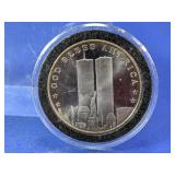 9/11 Commemorative .999 Silver Round 1 Troy Oz