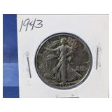 1943 Walking Liberty Half Dollar Coin
