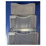 (3)Mesh Wall File Organizer Set